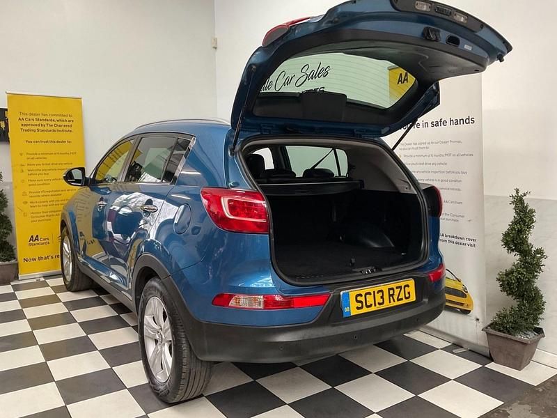 Used Kia Sportage 114 HP (83 kW) 2013 Blue SUV