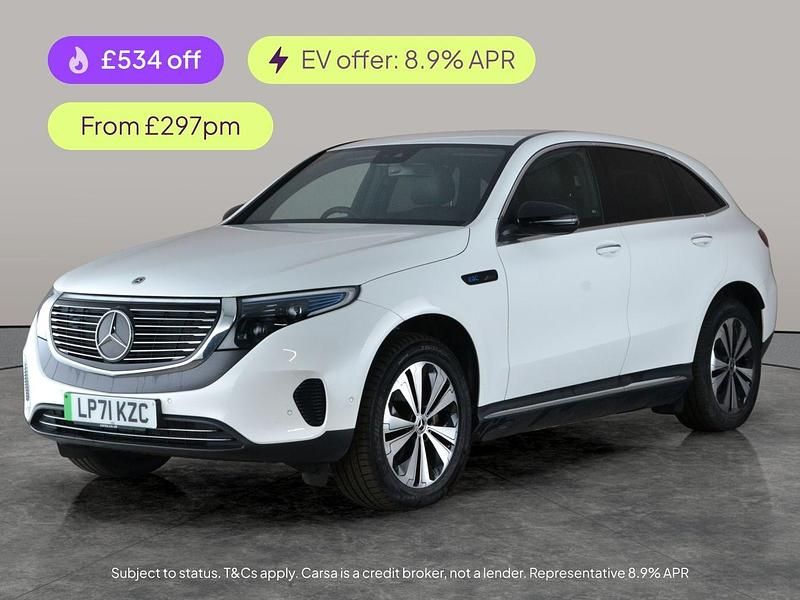 Used Mercedes EQC400 300 kW (408 HP) 2022 White SUV