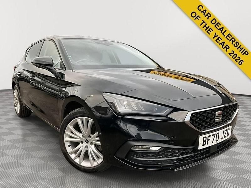 Used Seat Leon SE Dynamic 110 HP (80 kW) 2020 Black Hatchback