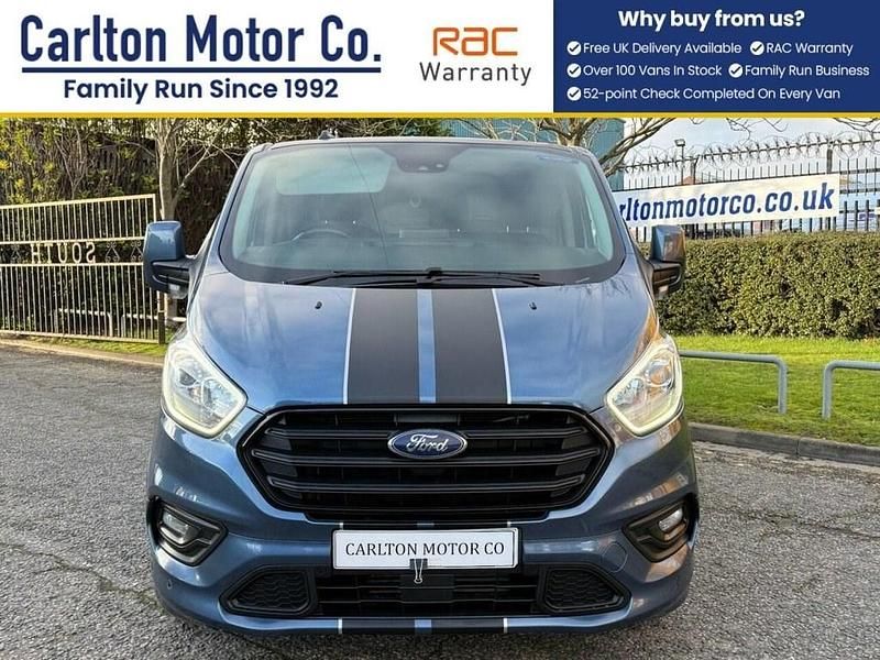 Used Ford Transit Custom Sport 185 HP (136 kW) 2021 Blue Van