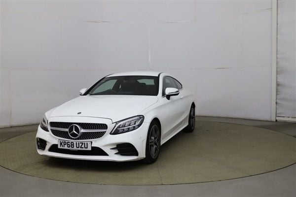 White Used 2018 Mercedes C300 AMG line Coupe | £18,000 (Fair price) - Image 1/1
