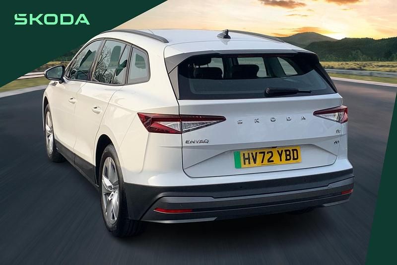 Used Skoda Enyaq iV ecoSuite 131 kW (179 HP) 2022 White SUV