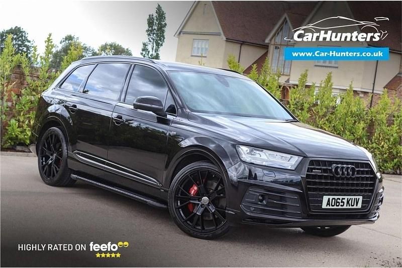 Black Used 2015 Audi Q7 S-Line SUV | £16,995 (Fair price) - Image 1/4