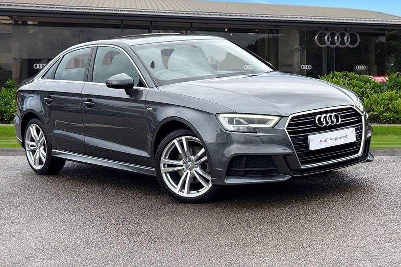 Grey Used 2018 Audi A3 S-Line Sedan | £15,990 (Good price) - Image 1/4