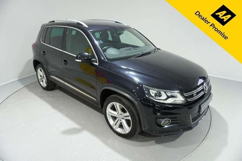 Black Used 2014 VW Tiguan R-line SUV | £11,980 (Fair price) - Image 1/3
