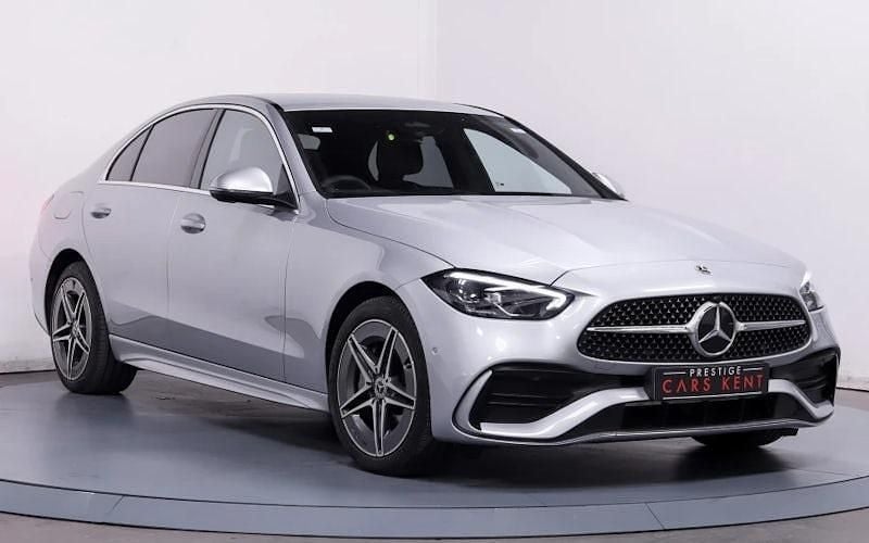 Used 2025 Mercedes C300e AMG line Sedan | £33,098 (Super price) - Image 1/4
