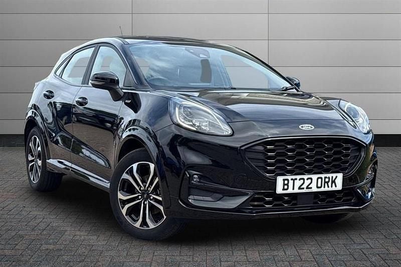 Black Used 2022 Ford Puma ST-Line Hatchback | £17,650 (Good price) - Image 1/4