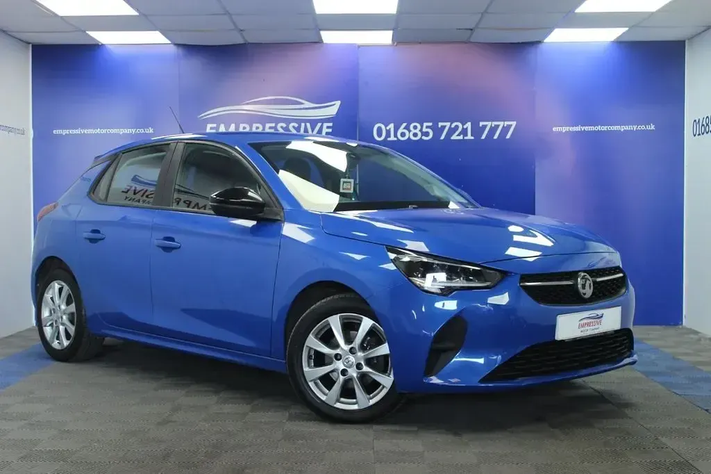 Used Vauxhall Corsa Edition 75 HP (55 kW) 2022 Blue Hatchback