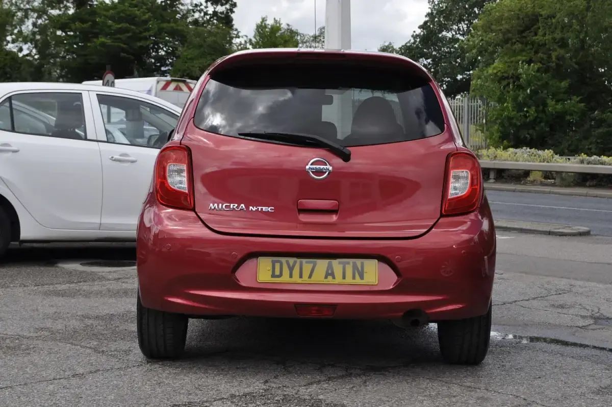Used Nissan Micra N-TEC 2017 Red Hatchback