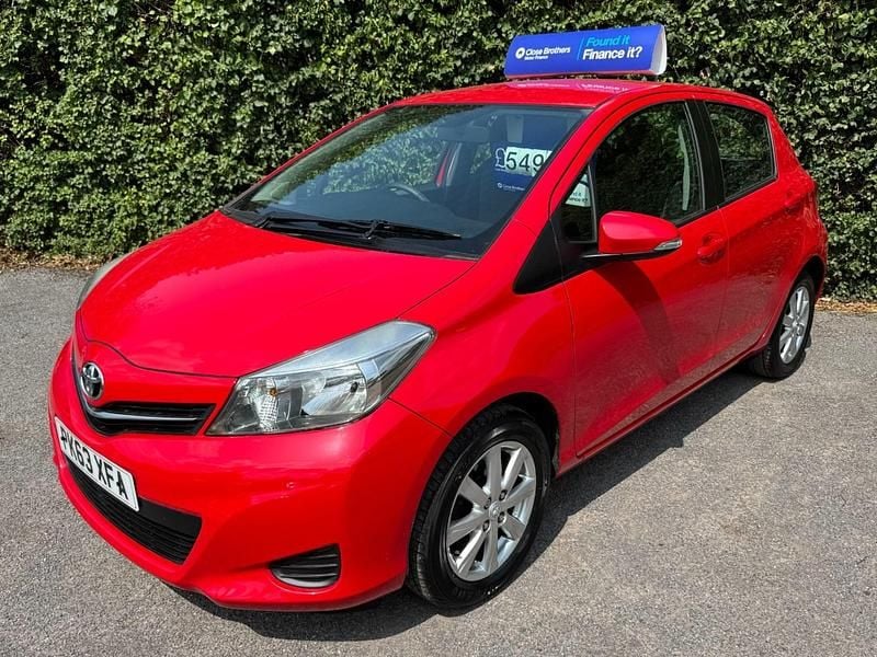 Used Toyota Yaris 2013 Red Hatchback