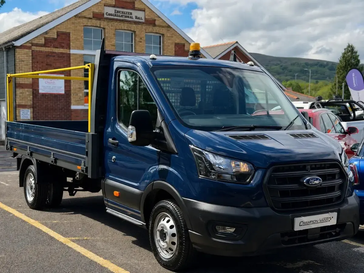 Używany Ford Transit 130 KM (95 kW) 2020 Niebieski Kabriolet