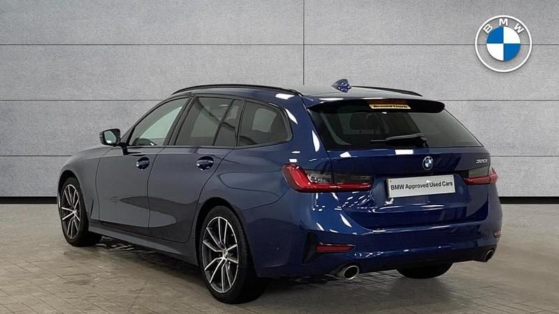 Used BMW 320 Sport Line 181 HP (133 kW) 2021 Blue Estate