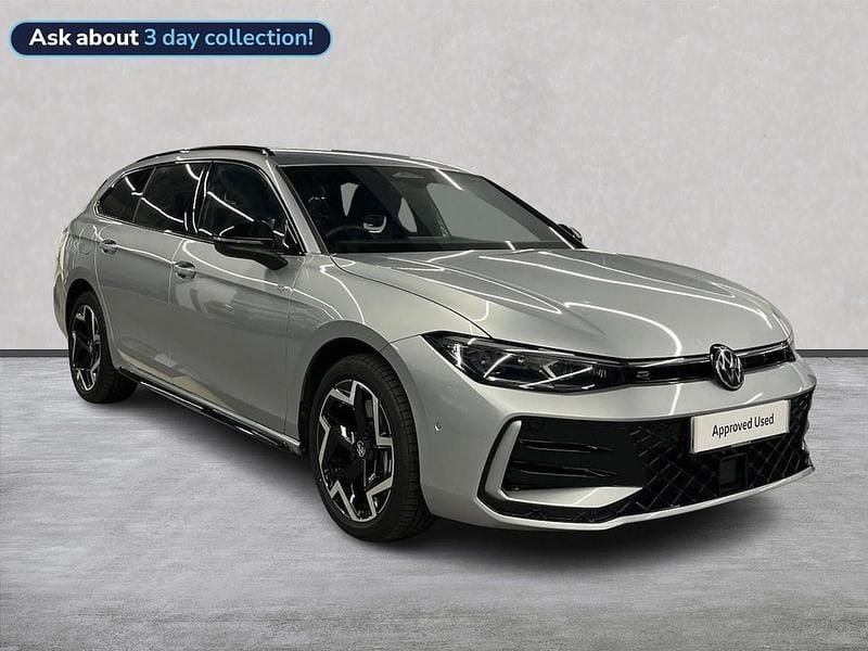 Silver Used 2025 VW Passat R-line Estate | £33,529 - Image 1/4