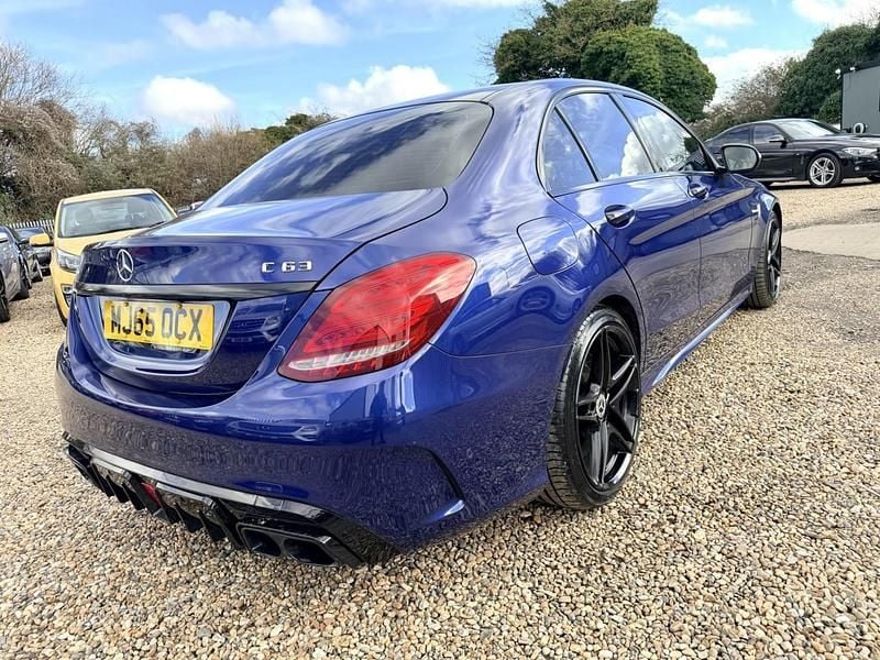 Used Mercedes C63 AMG Premium 2015 Blue Sedan