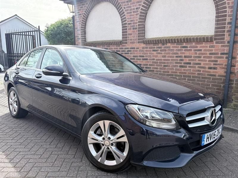 Used Mercedes C200 SE 181 HP (133 kW) 2015 Blue Sedan