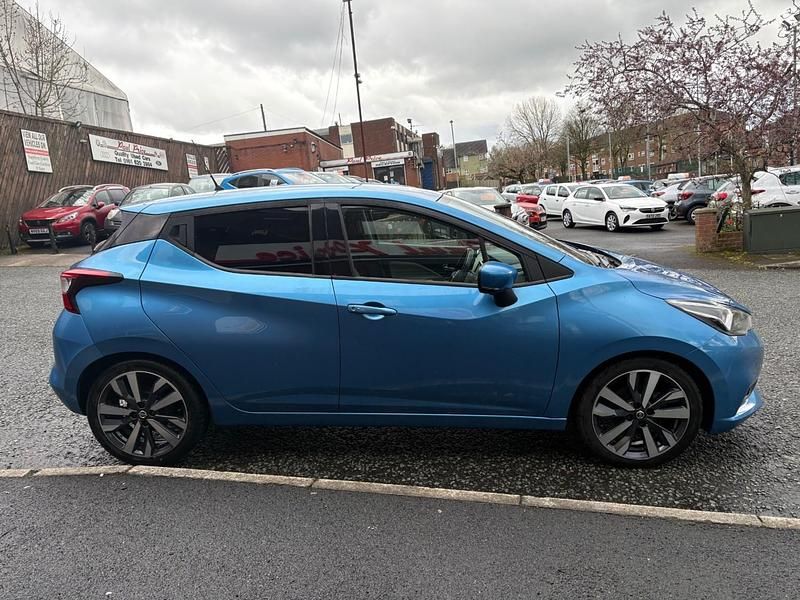 Used Nissan Micra Tekna 90 HP (66 kW) 2018 Blue Hatchback