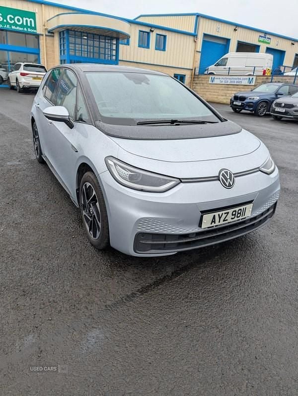 Used VW ID.3 Pro Performance 150 kW (204 HP) 2021 Silver Hatchback
