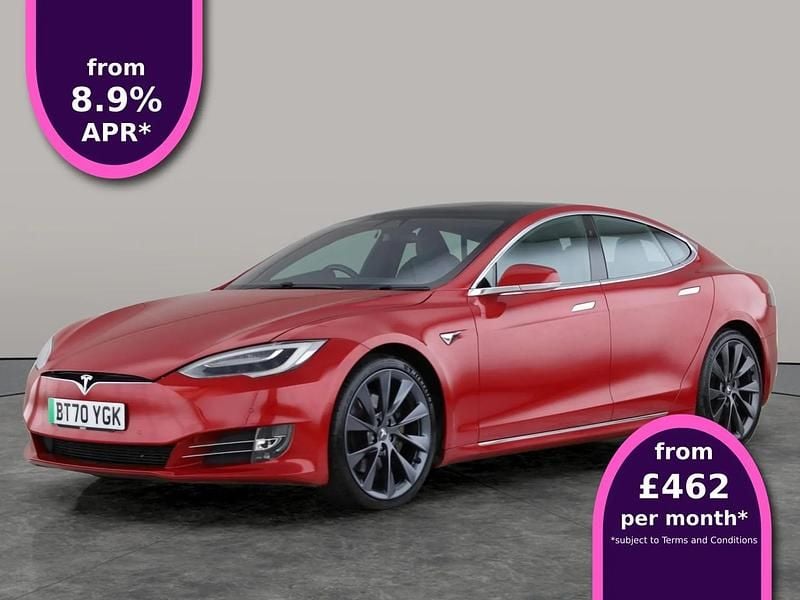 Red Used 2020 Tesla Model S Long Range Sedan | £29,291 (Fair price) - Image 1/4