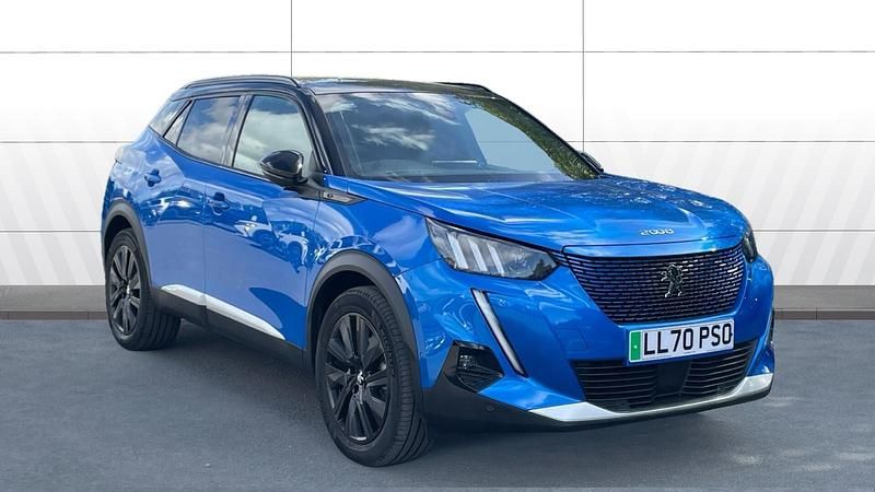 Blue Used 2020 Peugeot e-2008 GTi SUV | £11,998 (Fair price) - Image 1/3
