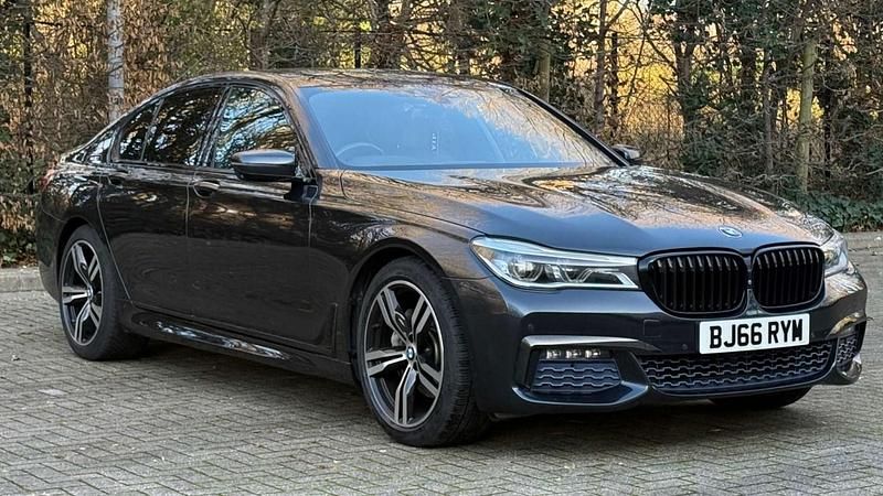 Grey Used 2016 BMW 740 M Sport Sedan | £19,590 (Fair price) - Image 1/4