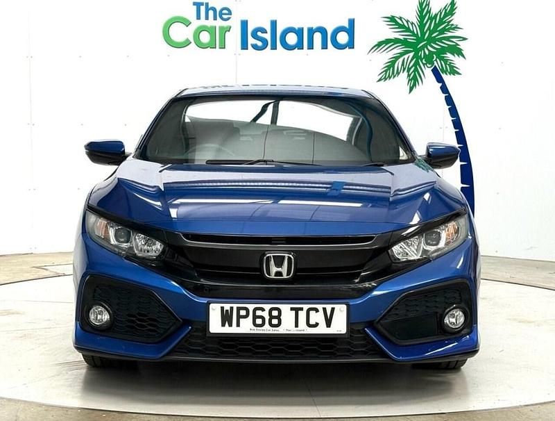 Begagnad Honda Civic SR 126 HK (92 kW) 2019 Blå Halvkombi