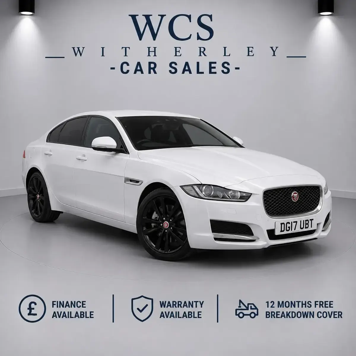 Used Jaguar XF Portfolio 240 HP (176 kW) 2017 White Sedan