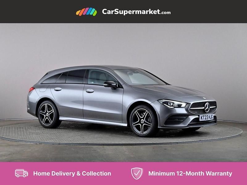 Grey Used 2023 Mercedes CLA250e AMG Line Premium Sedan | £23,197 (Fair price) - Image 1/4