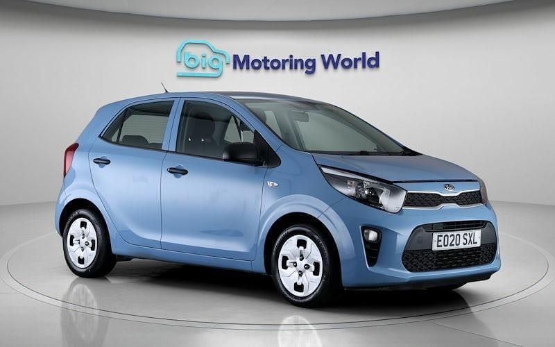 Used Kia Picanto 67 HP (49 kW) 2020 Blue Hatchback