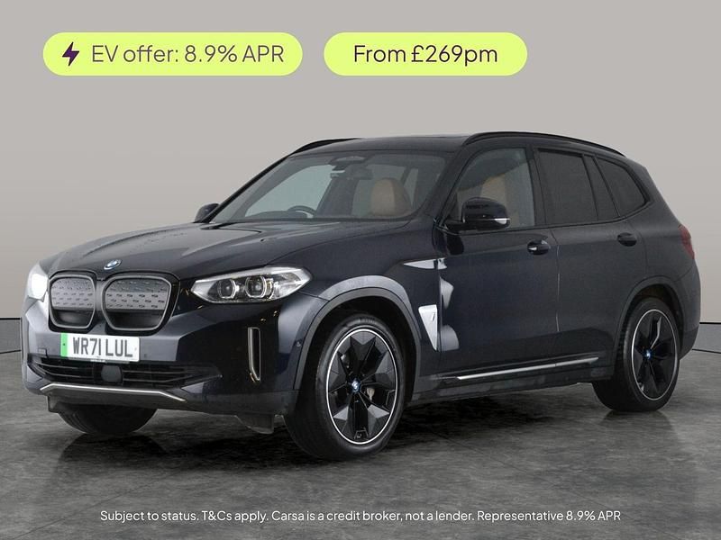 Black Used 2021 BMW iX3 Comfort Edition SUV | £17,391 (Good price) - Image 1/3