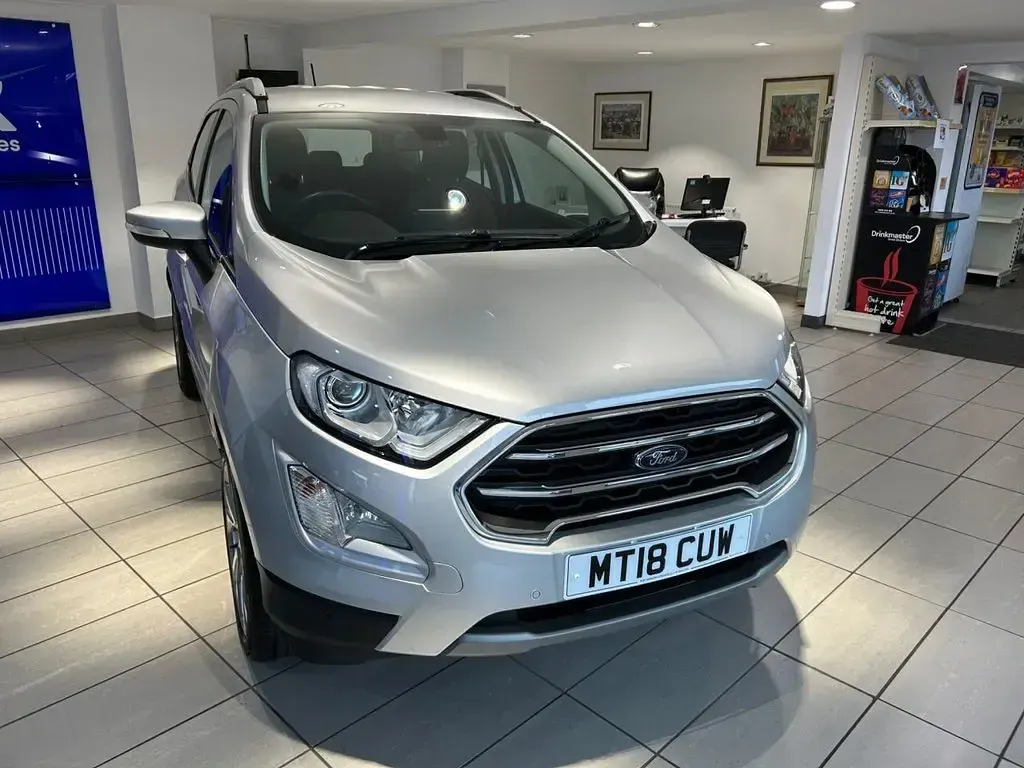 Używany Ford Ecosport Titanium 125 KM (91 kW) 2018 Srebrny SUV