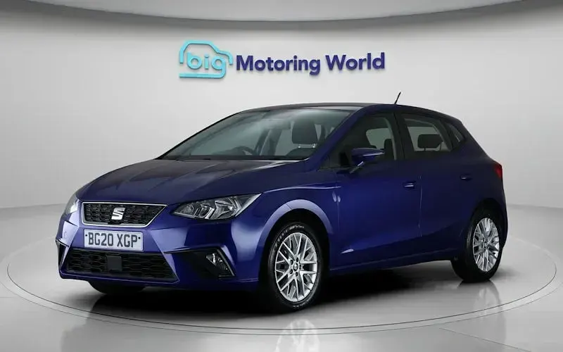 Used Seat Ibiza SE Technology 95 HP (69 kW) 2020 Blue Hatchback