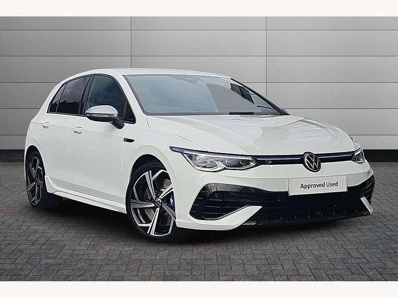 Pure white Used 2023 VW Golf VIII R Hatchback | £32,150 (Fair price) - Image 1/4
