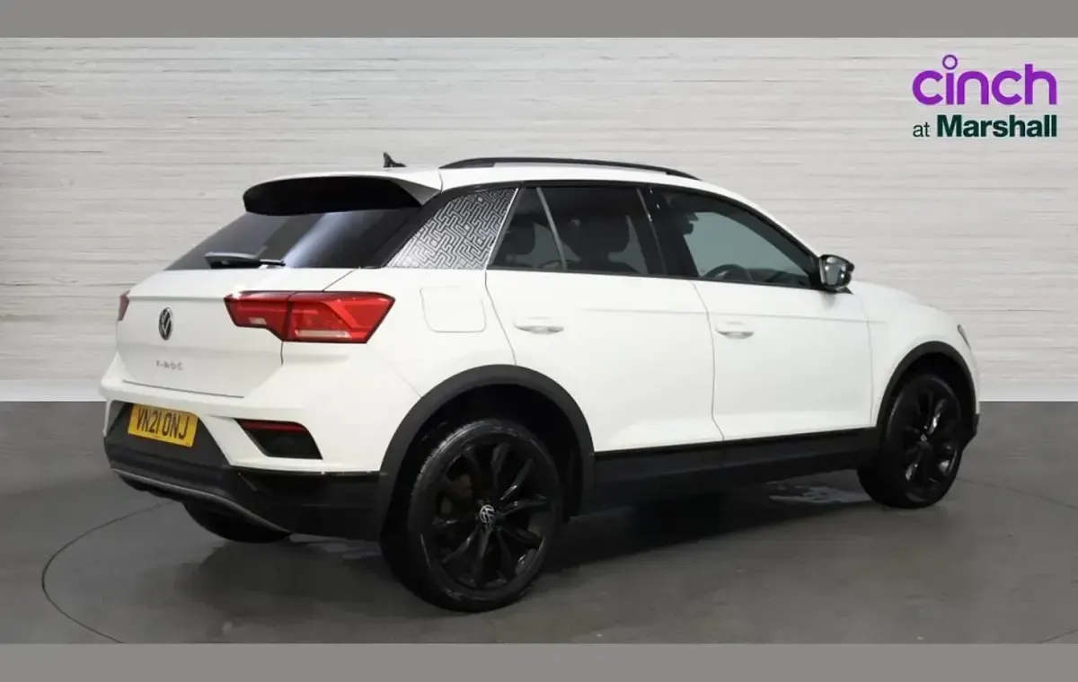 Used VW T-Roc Black Edition 150 HP (110 kW) 2021 White SUV