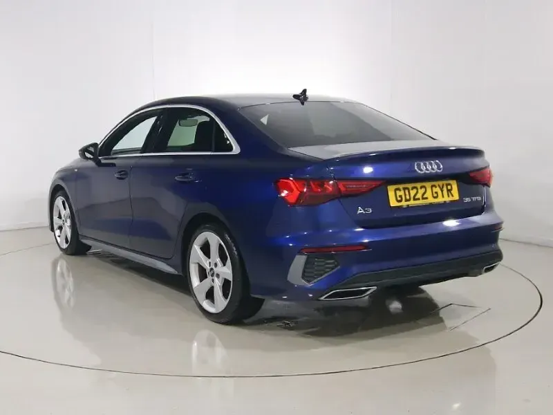 Used Audi A3 S-Line 150 HP (110 kW) 2022 Blue Sedan