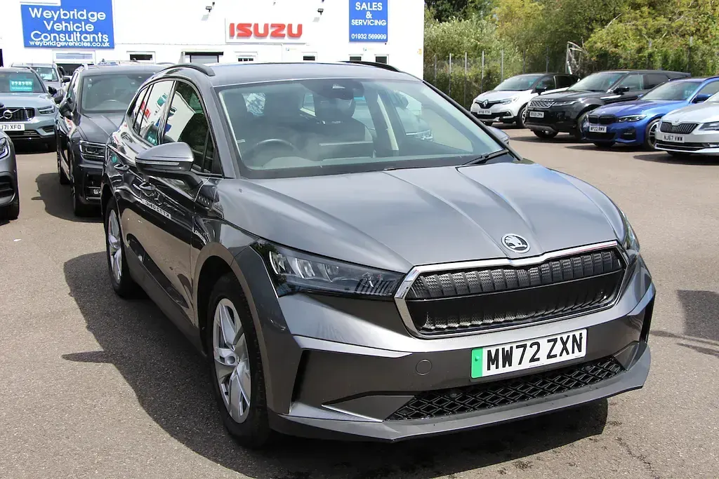 Used Skoda Enyaq iV ecoSuite 131 kW (179 HP) 2023 Grey SUV