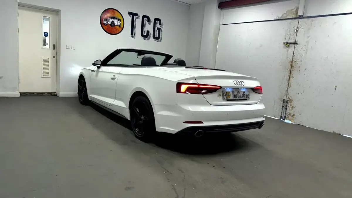 Used Audi A5 Cabriolet S-Line 2018 White Cabriolet