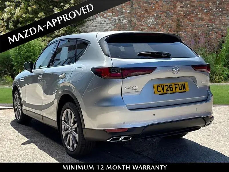 New Mazda CX-60 Exclusive-Line 322 HP (236 kW) 2026 Sonic silver SUV