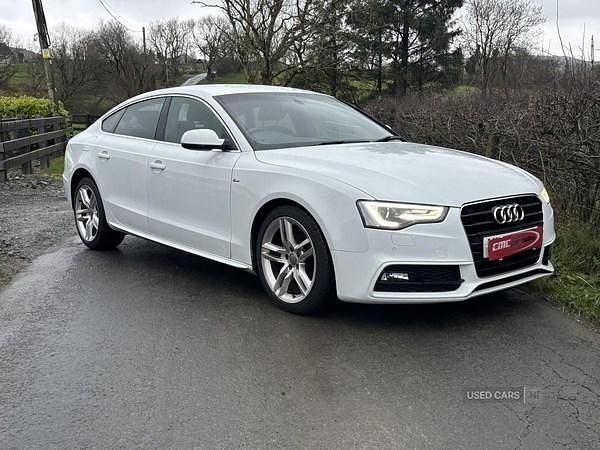 Used Audi A5 S-Line 2015 White Coupe