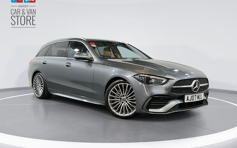 Grey Used 2023 Mercedes C200 AMG Line Premium Estate | £24,999 (Fair price) - Image 1/4