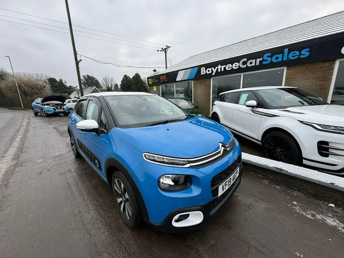 Begagnad Citroën C3 Flair 109 HK (80 kW) 2019 Blå Halvkombi