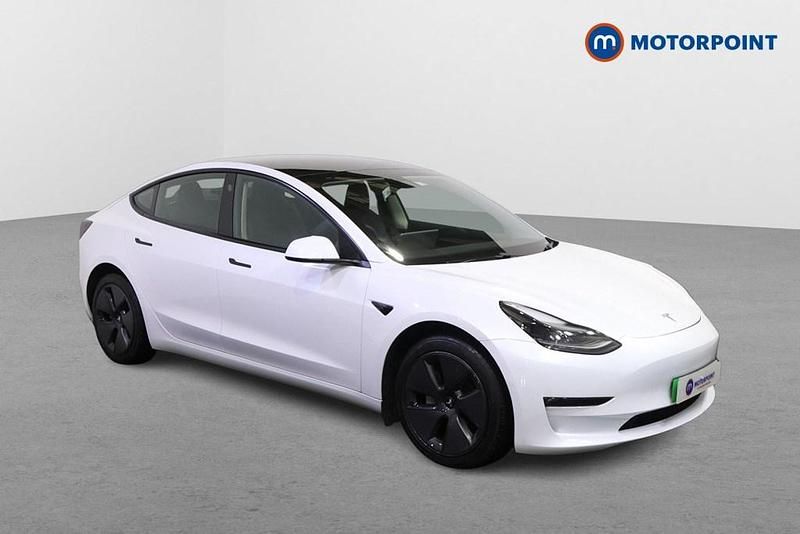 White Used 2021 Tesla Model 3 Long Range AWD Sedan | £19,449 (Fair price) - Image 1/4
