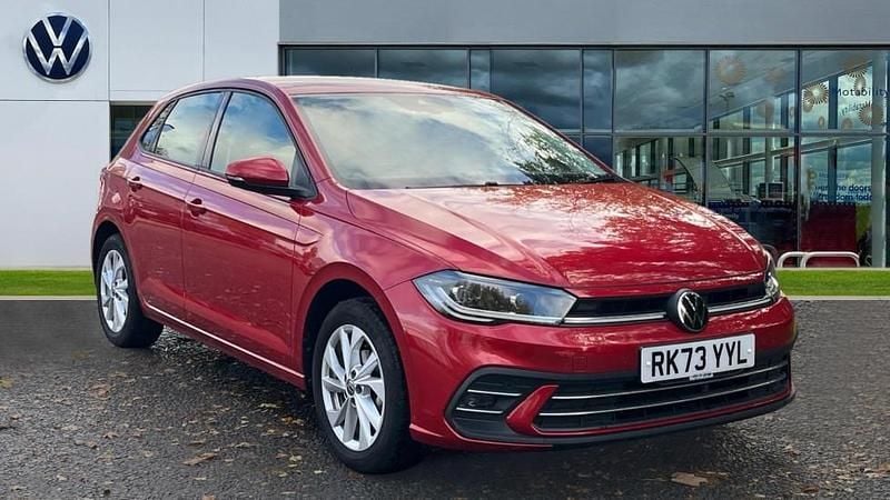 Kings red premium metallic Used 2023 VW Polo Style Hatchback | £18,129 (Fair price) - Image 1/4