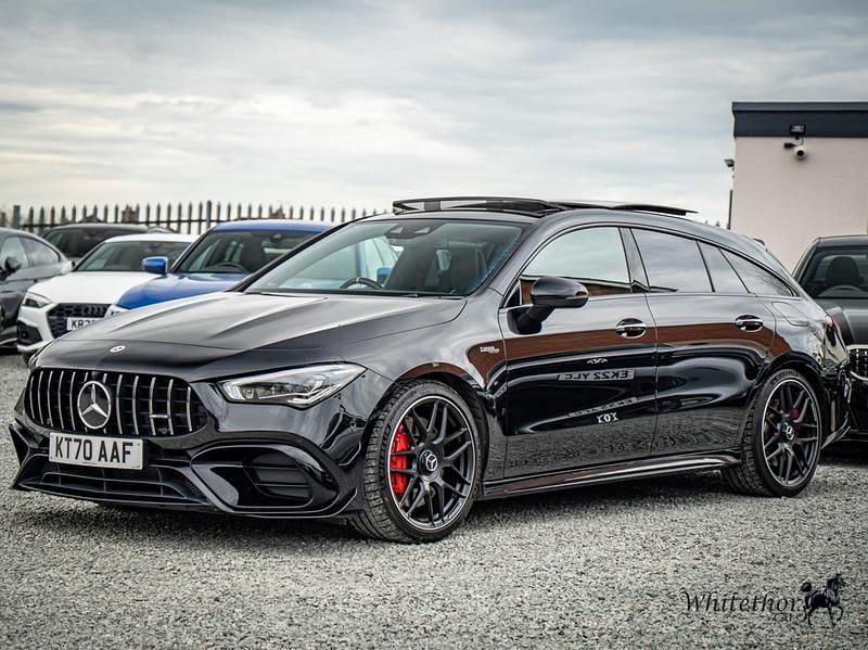 Used Mercedes CLA45 AMG 421 HP (309 kW) 2021 Black Estate