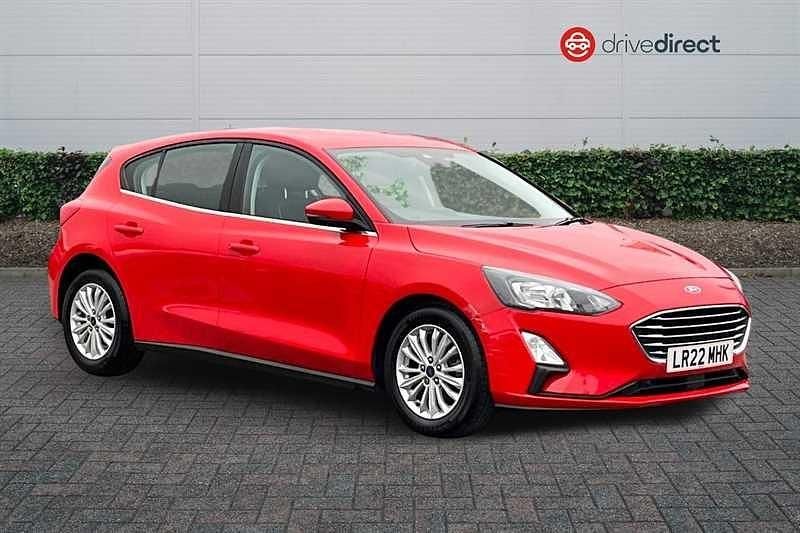 Used Ford Focus Titanium 2022 Red Hatchback