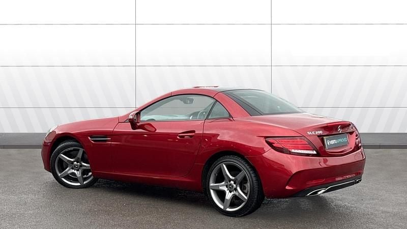 Used Mercedes SLC200 AMG line 184 HP (135 kW) 2018 Red Cabriolet