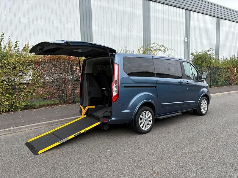 Blue Used 2021 Ford Transit Custom Titanium MPV | £18,440 (Super price) - Image 1/4
