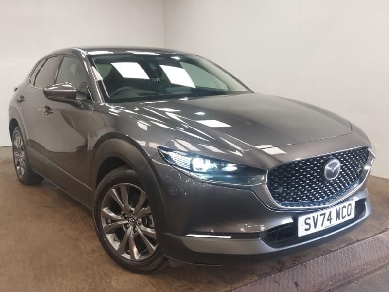 Grey Used 2024 Mazda CX-30 Exclusive-Line SUV | £25,498 (A bit pricey) - Image 1/4