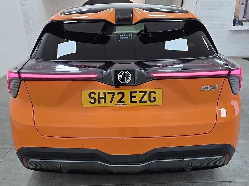 Used MG MG4 EV Trophy 2022 Orange Hatchback