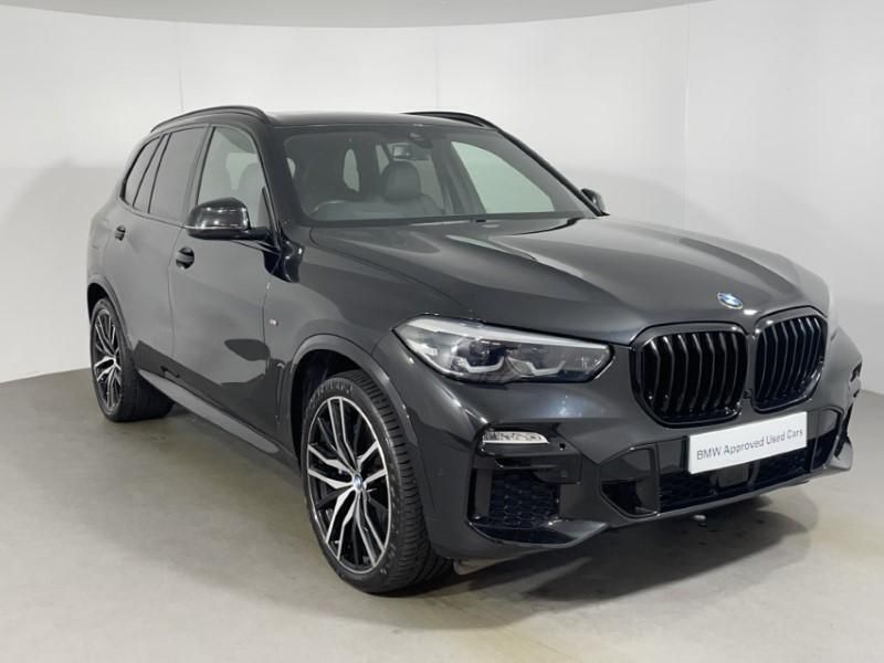 Black Used 2021 BMW X5 M Sport SUV | £42,950 (Good price) - Image 1/4