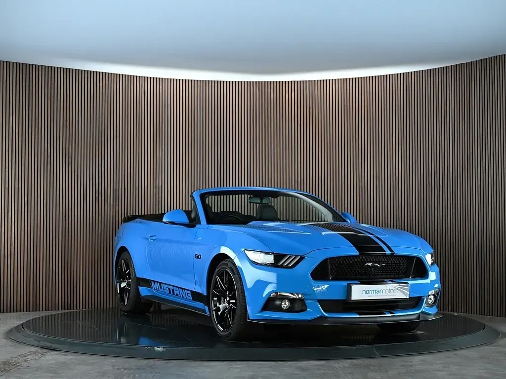 Used Ford Mustang GT Convertible 2018 Blue Cabriolet